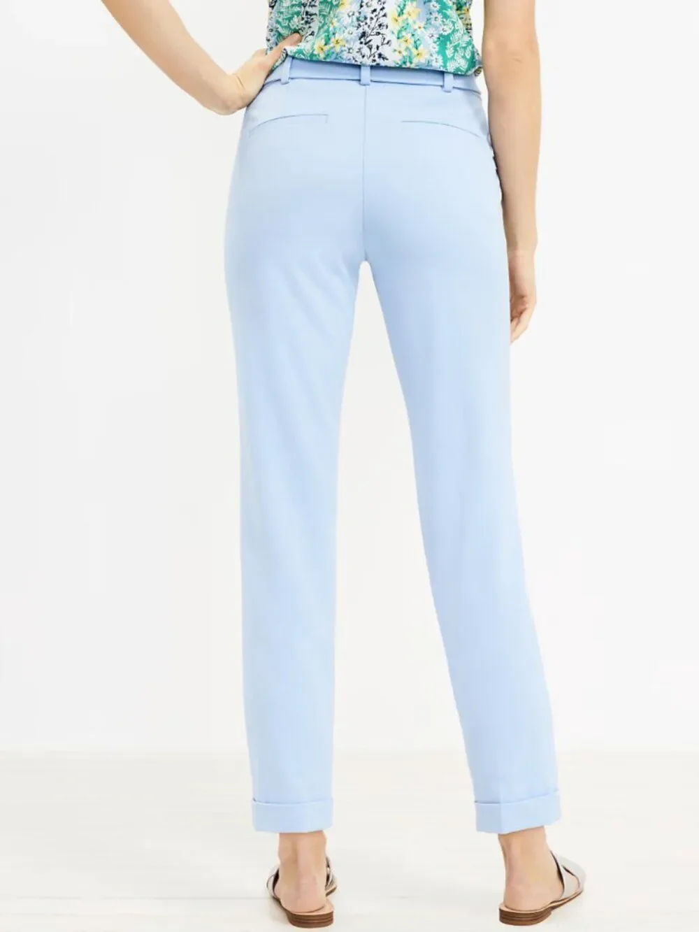 LOFT Devin Tie‎ Waist Slim Pants - Size 10 - NWT
